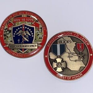 NiP 2023 USMC Marine Corps Birthday Ball Challenge Coin Iraq
